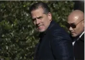  ?? ?? Hunter Biden walks along the South Lawn at the White House in Washington on Nov. 21.