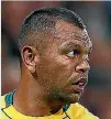  ??  ?? Wallabies star Kurtley Beale, left, says Qaude Cooper is a humble, grounded person but Brad Thorn obviously has a different view.