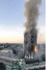  ??  ?? The fire at Grenfell Tower in North Kensington killed at least 80 people.