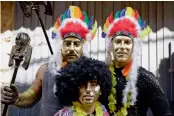  ?? — AFP ?? Lebanese take part in the Zambo carnival held in the northern Lebanese city of Tripoli on Sunday.