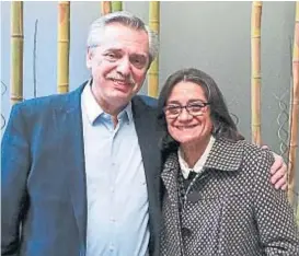  ?? (FDT) ?? Foto. Fernández con Lucía Corpacci, gobernador­a de Catamarca.