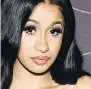  ??  ?? Cardi B