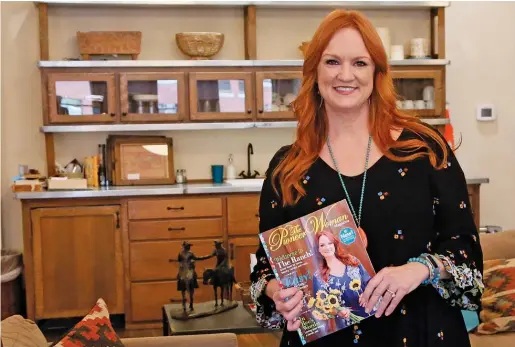  ?? SUE OGROCKI/AP ?? Growing up in a town she considered “too small,” Ree Drummond sought the bright lights of a city and considered moving to Chicago, but wound up in an even smaller town where she has built a virtual media empire on the Plains of northeast Oklahoma.