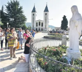  ??  ?? Vidioci se i dalje susreću s hodočasnic­ima, ali znatno manje