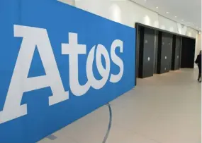  ?? ?? Le siège d'Atos à Bezons, près de Paris, le 4 avril 2019