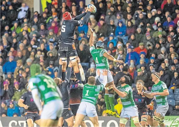  ?? Picture: SNS Group. ?? Edinburgh Rugby top their pool in the Heineken Champions’ Cup at the halfway point.