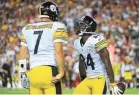  ?? BRAD MILLS/USA TODAY SPORTS ?? Antonio Brown (84) criticized Ben Roethlisbe­rger after leaving the Steelers.