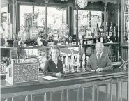  ?? ?? Setting up The Street are Keiron Sweeney, Kristopher Smart and curator Gareth Jackson-Hunt. Bob and Mary Milne at the ’80s bar, centre.