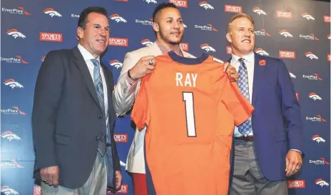  ?? DAVID ZALUBOWSKI, AP ?? Shane Ray was cited for marijuana possession and subsequent­ly drafted to play in a state with liberal marijuana laws.