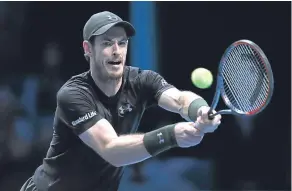  ??  ?? Andy Murray edged past Gerald Melzer.