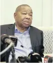  ??  ?? HIGHER Education, Science and Innovation Minister Blade Nzimande