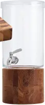  ?? ?? Refreshmen­t dispenser, $120; Crate and Barrel