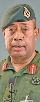  ?? ?? Nai liuliu ni mataivalu, Major-General Ro Jone Kalouniwai.