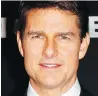  ??  ?? Tom Cruise