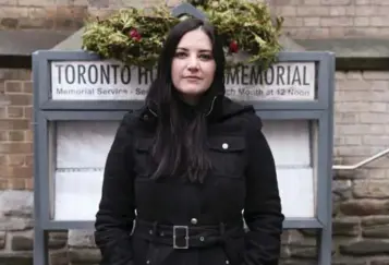  ?? ANDREW FRANCIS WALLACE/TORONTO STAR ?? Rayna Slobodian created the Toronto Homeless Memorial website, which honours people who have died since 1985.