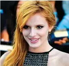  ??  ?? Bella Thorne, de 20 anos de idade, fez confissões durante uma entrevista