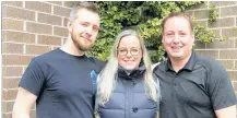  ?? ?? From left, Adrien Smith, Jennifer O’Neil and Matt Hunter are all volunteers with Shelter Movers in Nova Scotia.