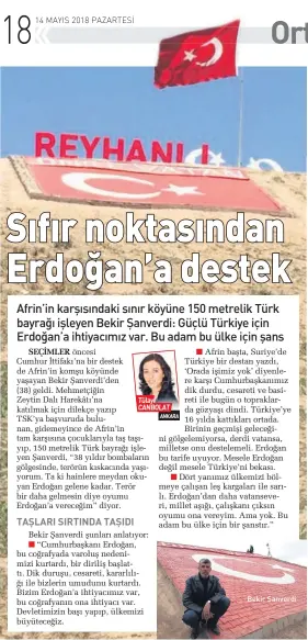  ??  ?? TOD\ CANBOLAT ANKARA Bekir Şanverdi