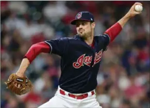  ?? THE ASSOCIATED PRESS ?? Cleveland Indians relief pitcher Andrew Miller has been on the disabled list since May 26 with inflammati­on in his right knee. The Associated Press