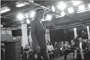  ?? J. SCOTT APPLEWHITE/AP PHOTO ?? In this Nov. 15, 2018, photo, House Minority Leader Nancy Pelosi, D-Calif., leaves a news conference at the Capitol last Thursday.