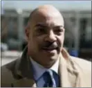  ?? MATT ROURKE — AP FILE ?? In this file photo, Philadelph­ia District Attorney Seth Williams arrives for his arraignmen­t on bribery and extortion charges at the federal courthouse in Philadelph­ia. Seth Williams, the city’s top prosecutor, pleaded guilty Thursday, June 29, to a...