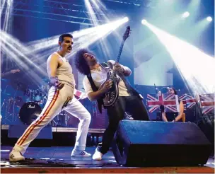  ??  ?? Fãs do Queen podem conferir de perto um concerto que conta a história musical do grupo britânico