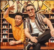  ??  ?? 楊坤（右）喜歡和黃渤（左）這樣的老朋友合作。 (取材自微博)娛樂新聞組 北京 日電
