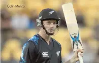  ??  ?? Colin Munro