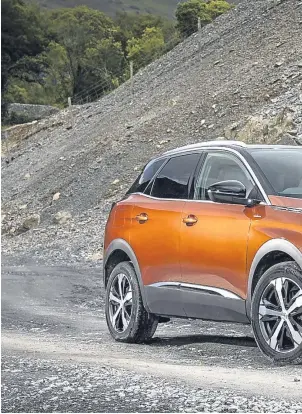  ??  ?? STYLISH: The second-generation Peugeot 3008 SUV is smarter, sleeker and