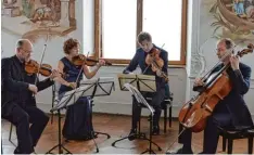  ?? Foto: Tobias Böcker ?? Das Mandelring Quartett spielte nahezu vollkommen.