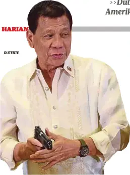  ??  ?? DUTERTE