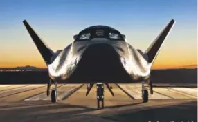  ??  ?? The Dream Chaser, designed and built by Louisville- based Sierra Nevada Space Systems. Provided by Sierra Nevada Corp.