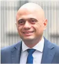  ??  ?? Rate increases: Sajid Javid