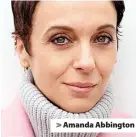  ?? ?? >
Amanda Abbington
