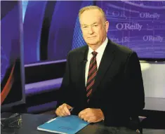  ?? RICHARD DREW/ASSOCIATED PRESS ARCHIVES ?? Stories that a total of $13 million has been paid to women after accusation­s that Bill O’Reilly sexually harassed them have not cut into the audience of “The O’Reilly Factor.”