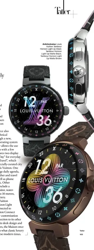 Louis Vuitton Tambour Horizon Light Up Connected Watch