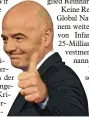  ?? Foto: dpa ?? Gianni Infantino