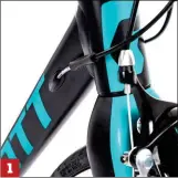  ??  ?? 1 The profile of the tubing is a big plus point at this price, the forks based around those on the Scott Foil, Scott’s flagship aero road bike 2 We didn’t get on with the Syncros saddle and would suggest an upgrade at point-of-sale 3 We’d also swap out...