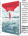  ?? ?? Ramrao; The Story of India’s Farm Crisis Jaideep Hardikar
272pp, ~399, HarperColl­ins