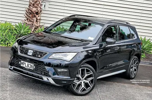  ??  ?? The Ateca is an undeniably handsome medium SUV.