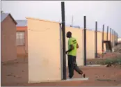  ??  ?? CONVENIENC­E: Pit toilets in Morokweng township outside Vryburg. Hundreds of millions of rand was spent to build these and others.