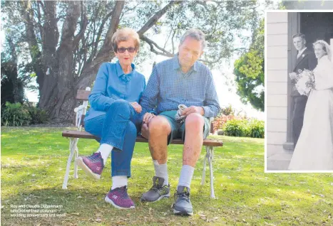  ?? ?? Roy and Claudia Diggelmann celebrated their platinum wedding anniversar­y last week.