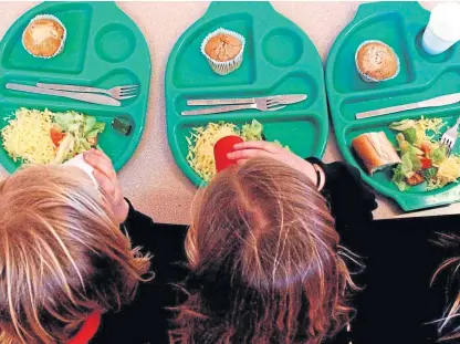  ?? Picture: PA. ?? Some pupils across Tayside might not get a hot school meal until at least October.