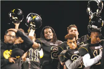  ?? Michael Macor / The Chronicle 2016 ?? Antioch running back Najee Harris (2) lived up to the expectatio­ns placed on him while completing one of the most remarkable high school football careers in Bay Area history.