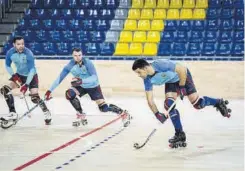  ?? //FCB ?? El hockey patines blaugrana vuelve tras el paréntesis del Mundial