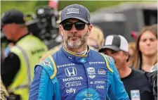  ?? Paul Sancya/Associated Press ?? After two years with IndyCar, seven-time champion Jimmie Johnson is back to stock cars as an owner and part-time driver.