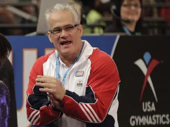  ?? AP FILE ?? ‘ESCAPE FROM JUSTICE’: Just hours after 24 charges were brought against him, former U.S. gymnastics coach John Geddert killed himself on Thursday.