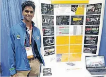  ?? | SUPPLIED ?? YOUNG South African scientist Dashayin Gilbert won an award at a science and engineerin­g fair in the US.