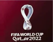  ?? Gabriel Bouys/afp ?? A Fifa divulgou o logotipo oficial da Copa do Qatar-2022. O emblema, nas cores da bandeira do país-sede, foi desenhado com um loop formando o número 8, a quantidade de estádios