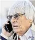  ?? BILD: SN/APA/AFP ?? Bernie Ecclestone